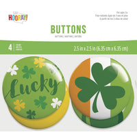 48ct Bulk St Patricks Day Wearable Buttons