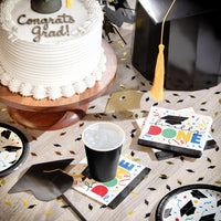 192ct Bulk Grad Cap Toss 2 Ply 