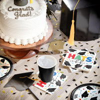 192ct Bulk Grad Cap Toss 2 Ply 