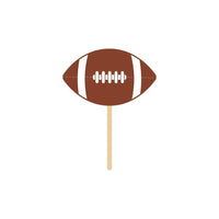 Tailgate Decor Wooden Pick Football (Case of 600) by Creative Converting