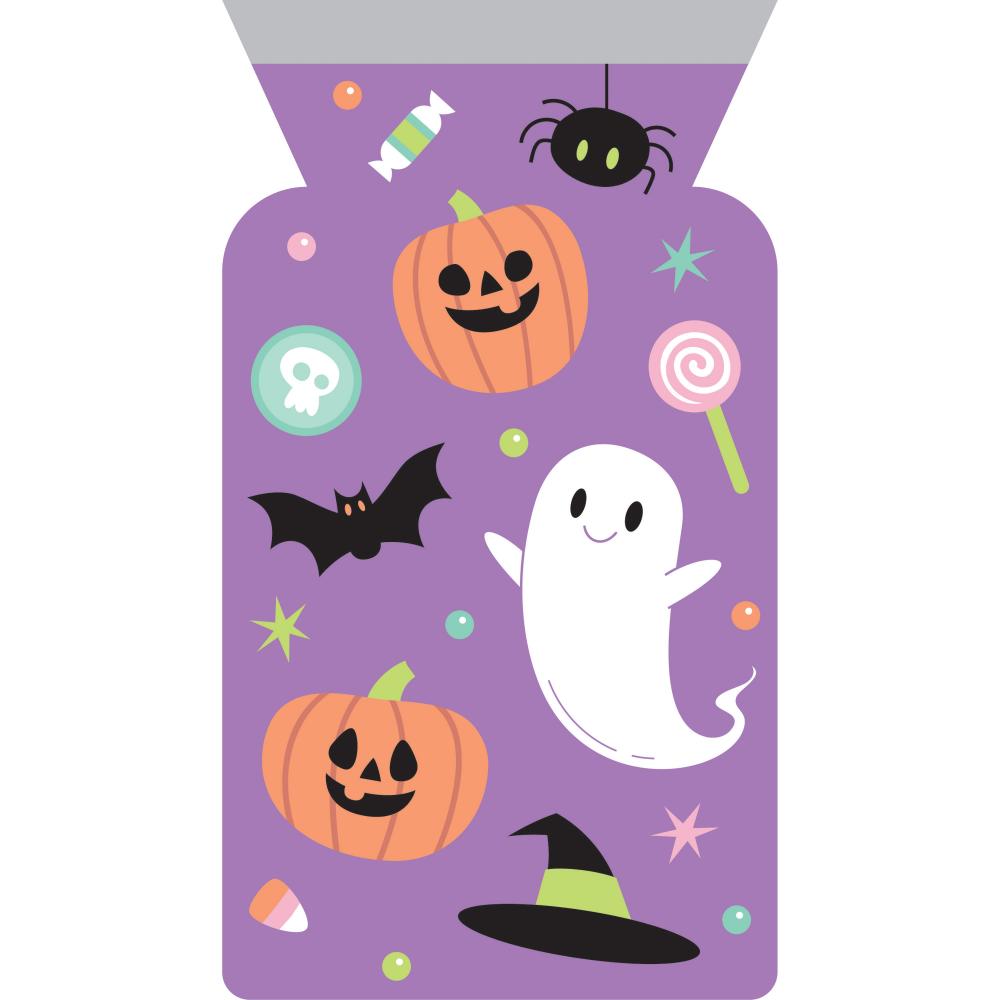 Halloween Characters Cello Bag with Zipper (Case of 144) by Creative Converting