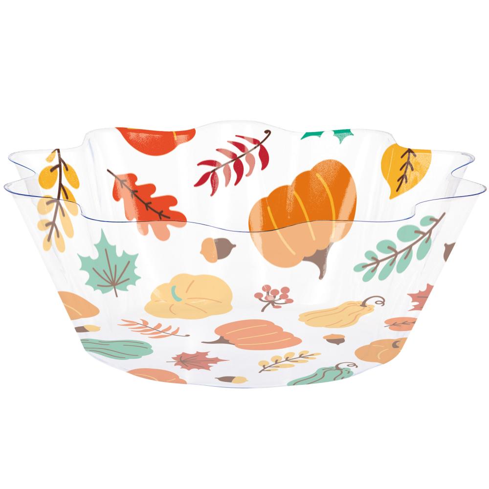 Thanksgiving Fluted Bowl 8" (Case of 12) by Creative Converting