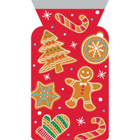 Gingerbread Cello Bag with Zipper (Case of 144) by Creative Converting