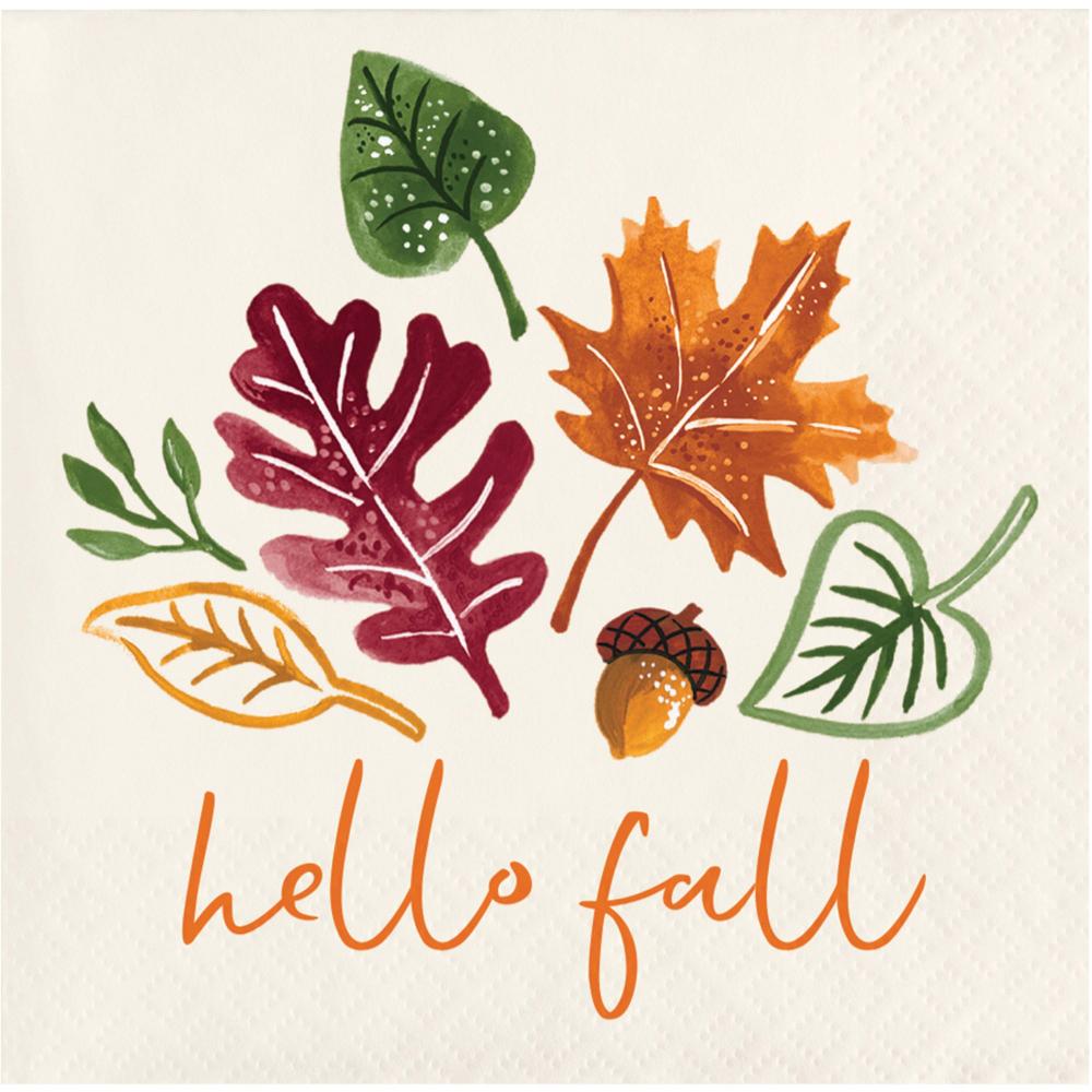 Fall Festivities Paper Beverage Napkin (Case of 192) by Creative Converting