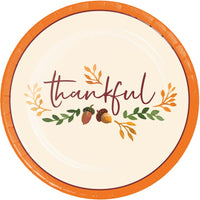 Fall Festivities Paper Dessert Plate (Case of 96) by Creative Converting