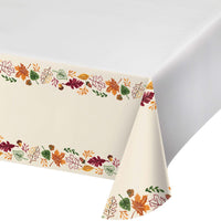 Fall Festivities Paper Tablecover, Border Print (Case of 12) by Creative Converting