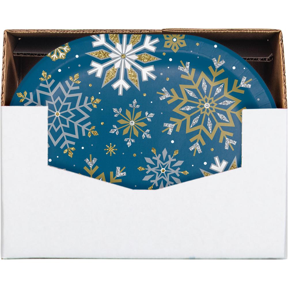 Whimsical Winter Paper Oval Platter (Case of 96) by Creative Converting