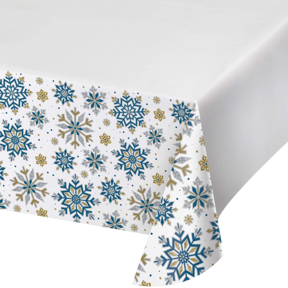 Whimsical Winter Paper Tablecover, Border Print (Case of 12) by Creative Converting