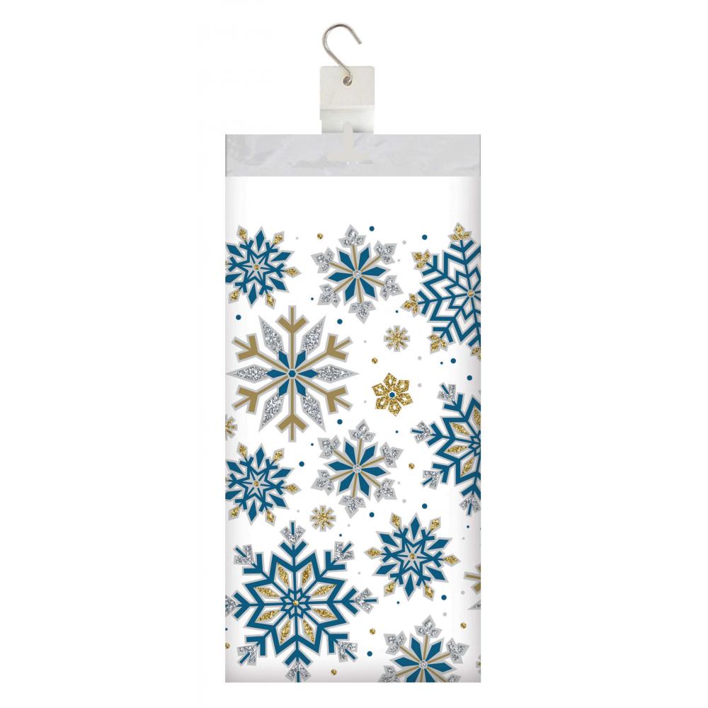 Whimsical Winter Paper Tablecover, Border Print (Case of 12) by Creative Converting