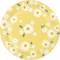 Sweet Daisy Paper Dinner Plate (Case of 96) by Creative Converting