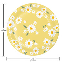 Sweet Daisy Paper Dinner Plate (Case of 96) by Creative Converting