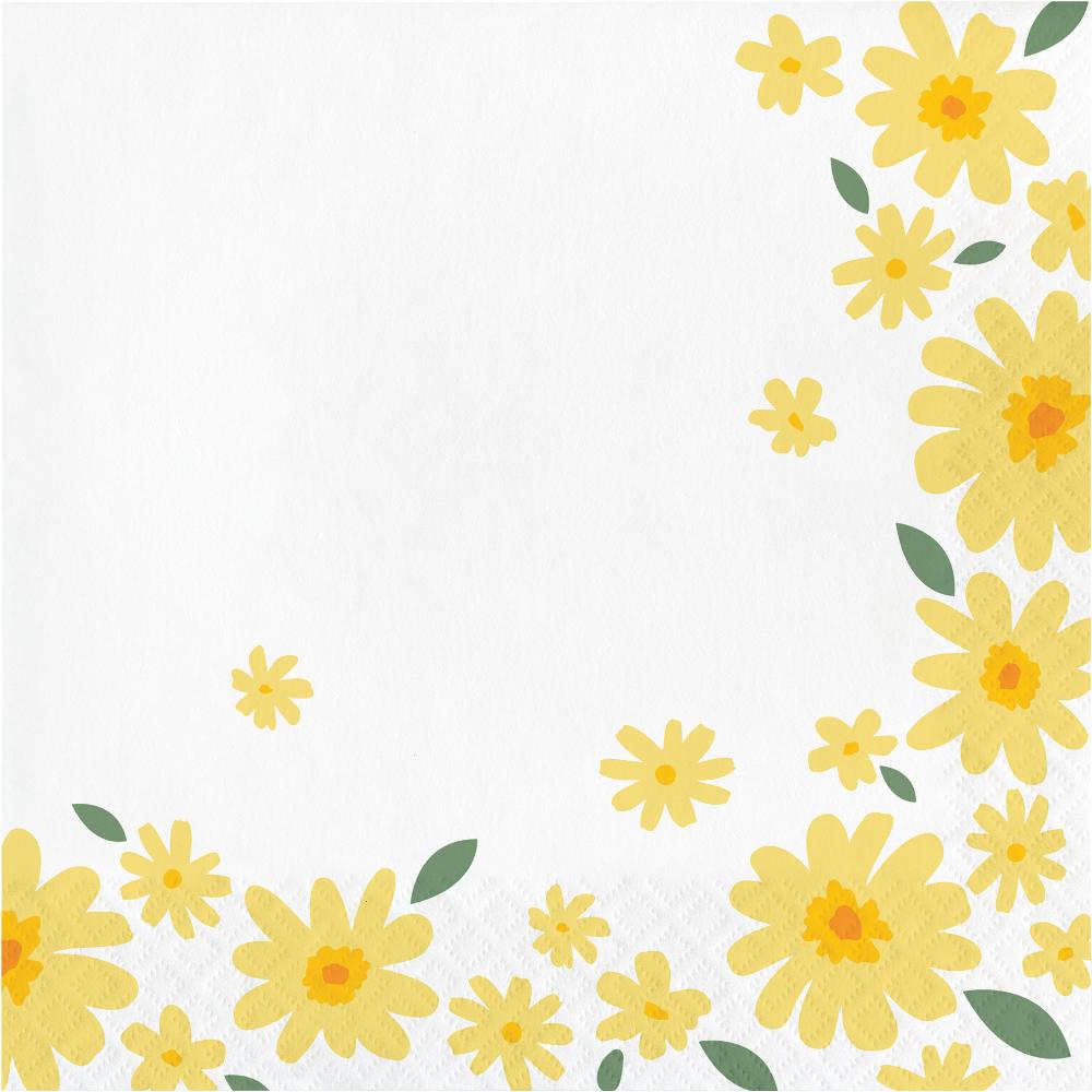 Sweet Daisy Paper Lunch Napkin (Case of 192) by Creative Converting