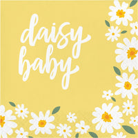 Sweet Daisy Paper Lunch Napkin, Daisy Baby (Case of 192) by Creative Converting
