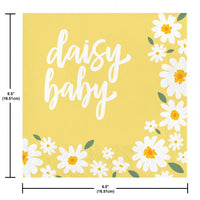 Sweet Daisy Paper Lunch Napkin, Daisy Baby (Case of 192) by Creative Converting