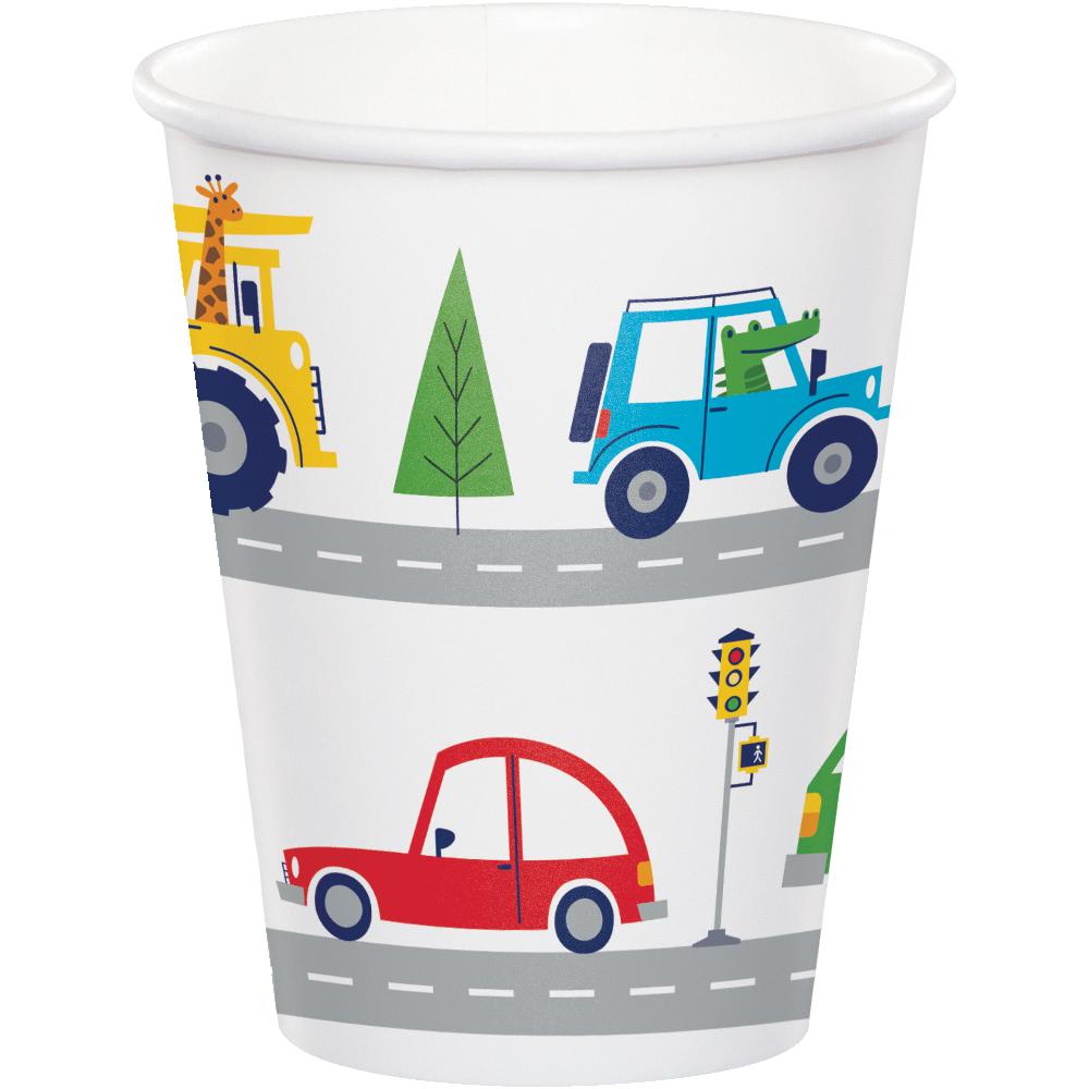 Transportation Time City Life 9 Oz Cups (Case of 96) by Creative Converting