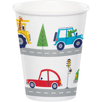 Transportation Time City Life 9 Oz Cups (Case of 96) by Creative Converting