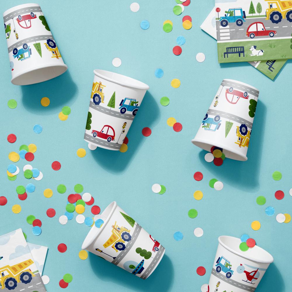 Transportation Time City Life 9 Oz Cups (Case of 96) by Creative Converting