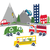 Transportation Time City Life Cutout Centerpieces (Case of 6) by Creative Converting