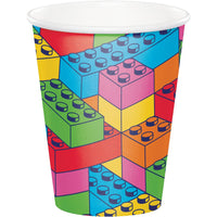 Block Bash Toy Blocks 9 Oz Cups (Case of 96) by Creative Converting