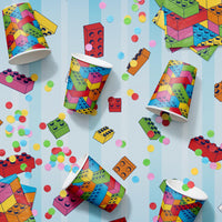 Block Bash Toy Blocks 9 Oz Cups (Case of 96) by Creative Converting