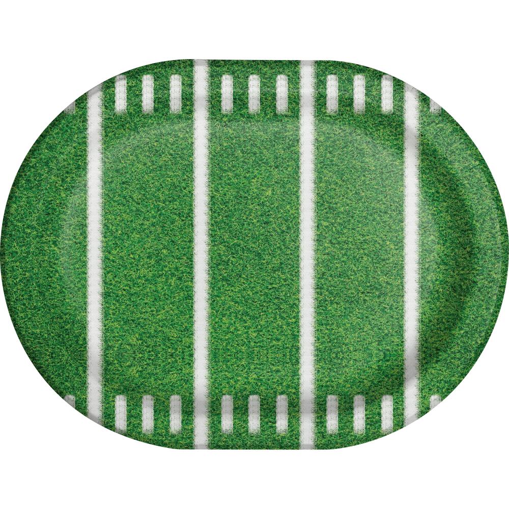 Game Time Paper Oval Platter (Case of 96) by Creative Converting