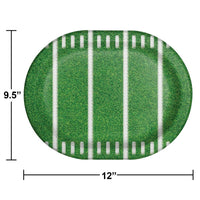 Game Time Paper Oval Platter (Case of 96) by Creative Converting