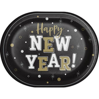 New Year's Eve Oval Platter (Case of 96) by Creative Converting