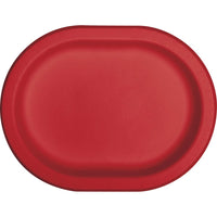 Classic Red Paper Oval Platter (Case of 96) by Creative Converting
