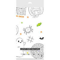 Halloween Activity Paper Tablecover (Case of 12) by Creative Converting