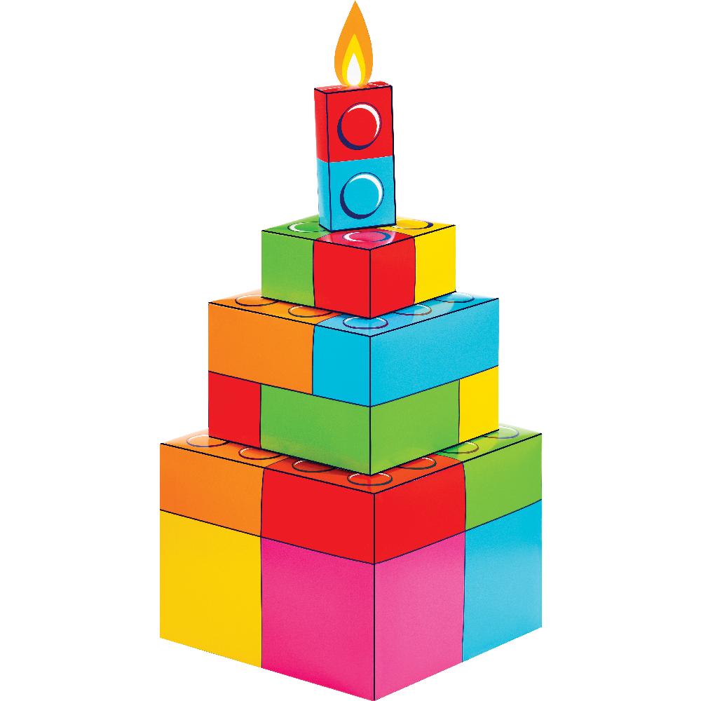 Block Bash Toy Blocks Centerpieces (Case of 6) by Creative Converting