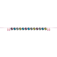 Birthday Beats Happy Birthday Ribbon Banner (Case of 12) by Creative Converting
