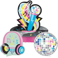 Birthday Beats Disco Party Honeycomb Centerpieces (Case of 6) by Creative Converting