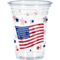 16oz Plastic Cup - Patriotic Party Decoration from Bulk Party Decorations