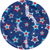 Plastic Compartment Tray - Patriotic Party Decoration from Bulk Party Decorations