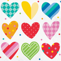 Luncheon Napkin - Vivacious Valentine Party Decoration from Bulk Party Decorations