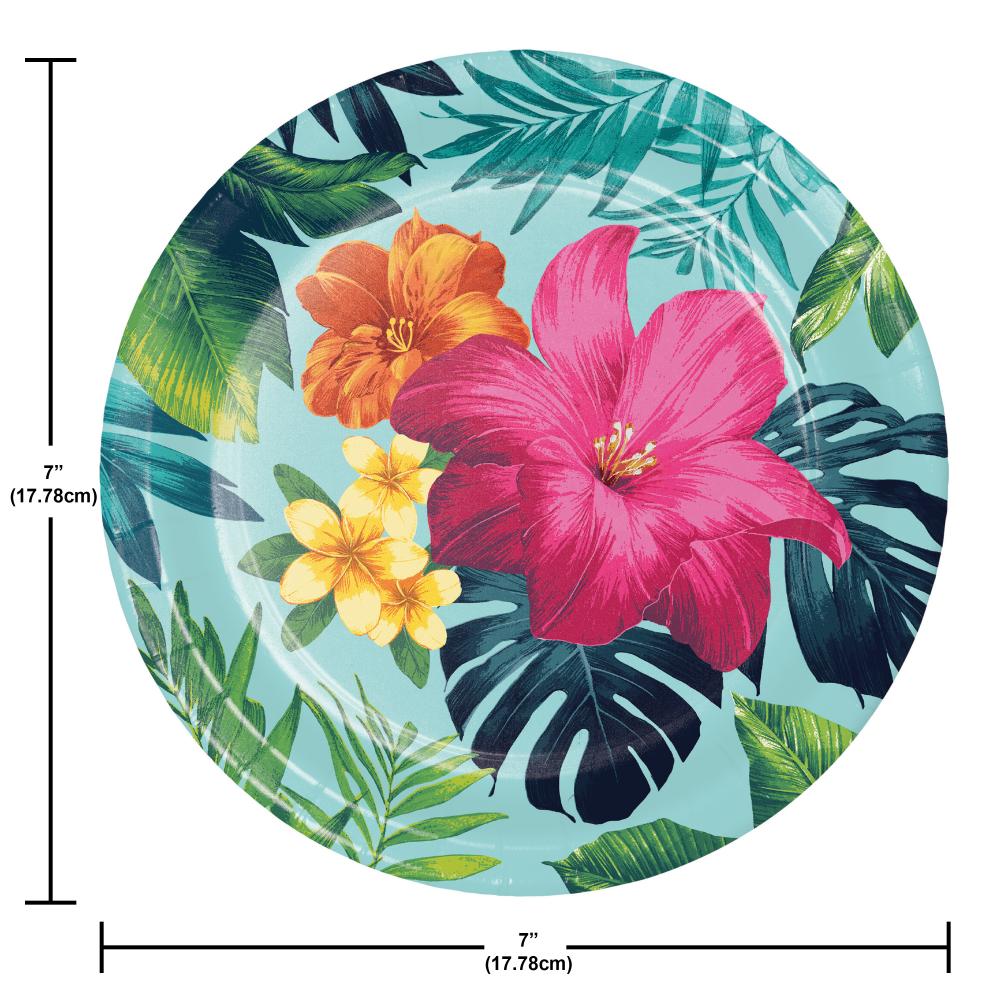 Luncheon Plate - Tropic Time Party Decoration from Bulk Party Decorations