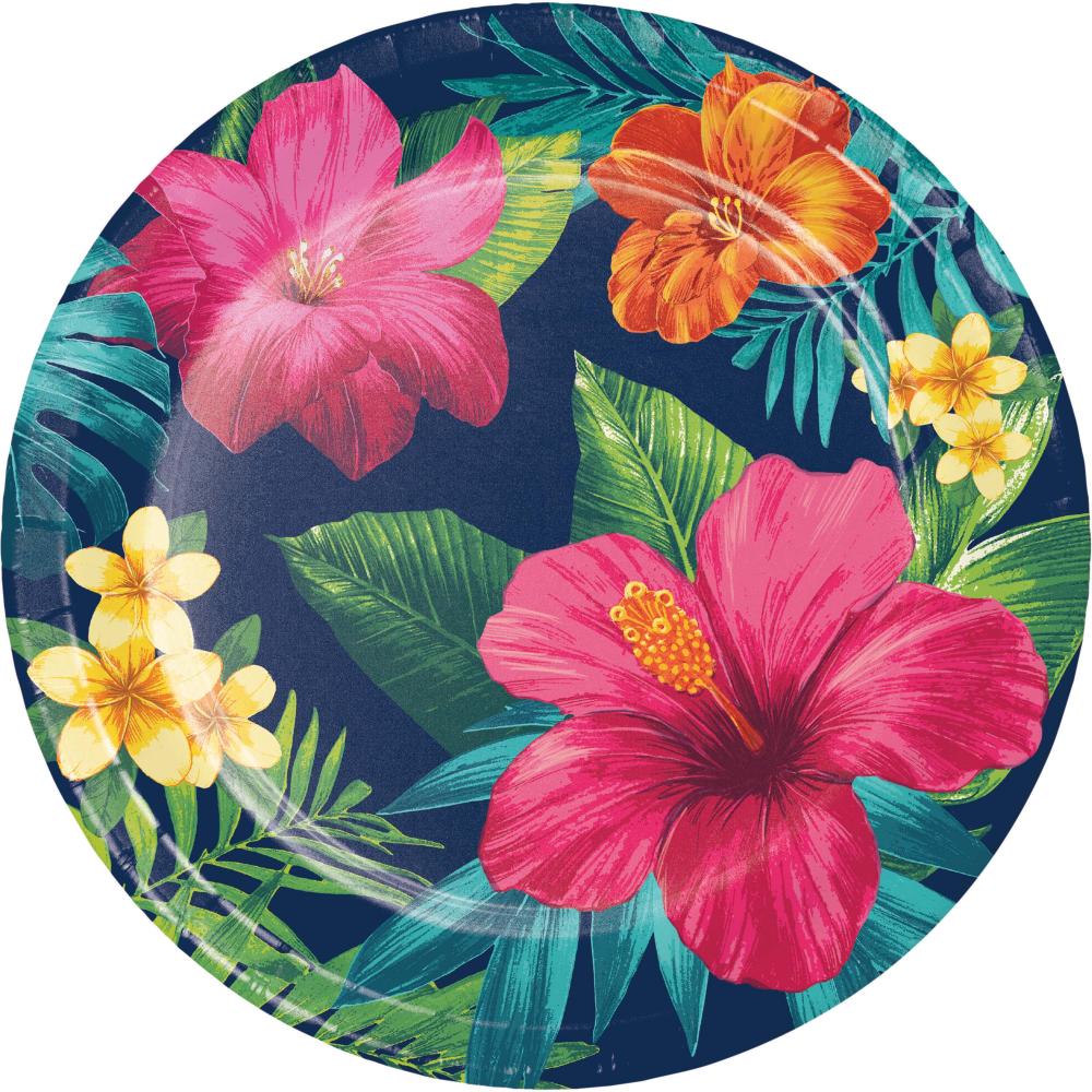 Dinner Plate - Tropic Time Party Decoration from Bulk Party Decorations