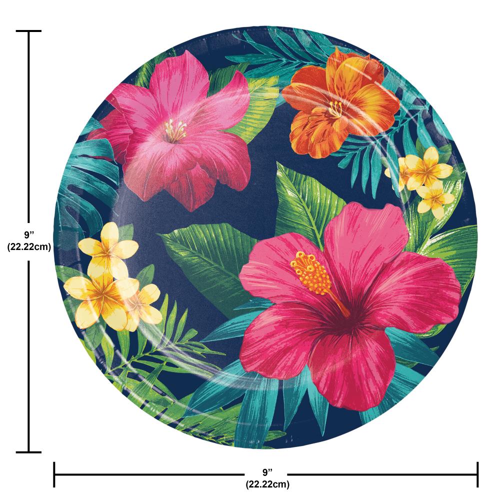 Dinner Plate - Tropic Time Party Decoration from Bulk Party Decorations
