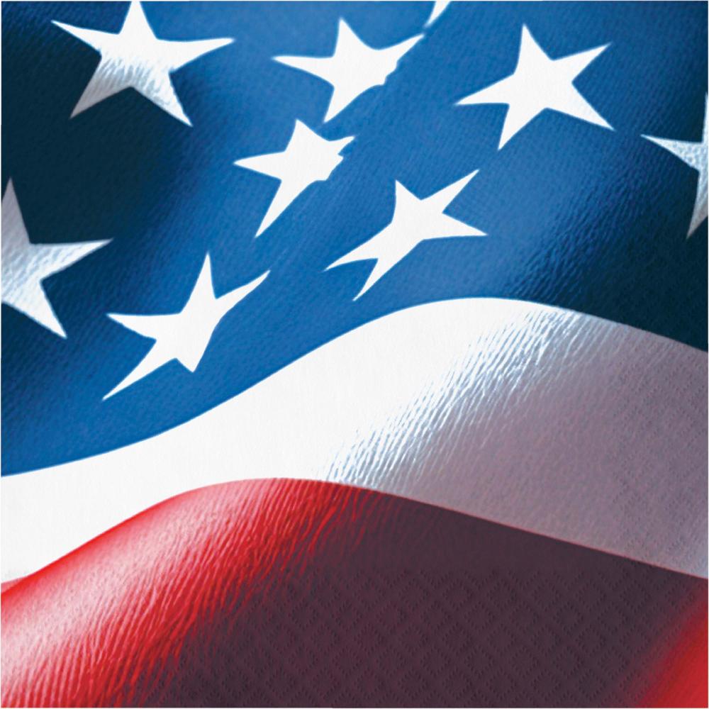 Luncheon Napkin - Freedom Flag Party Decoration from Bulk Party Decorations