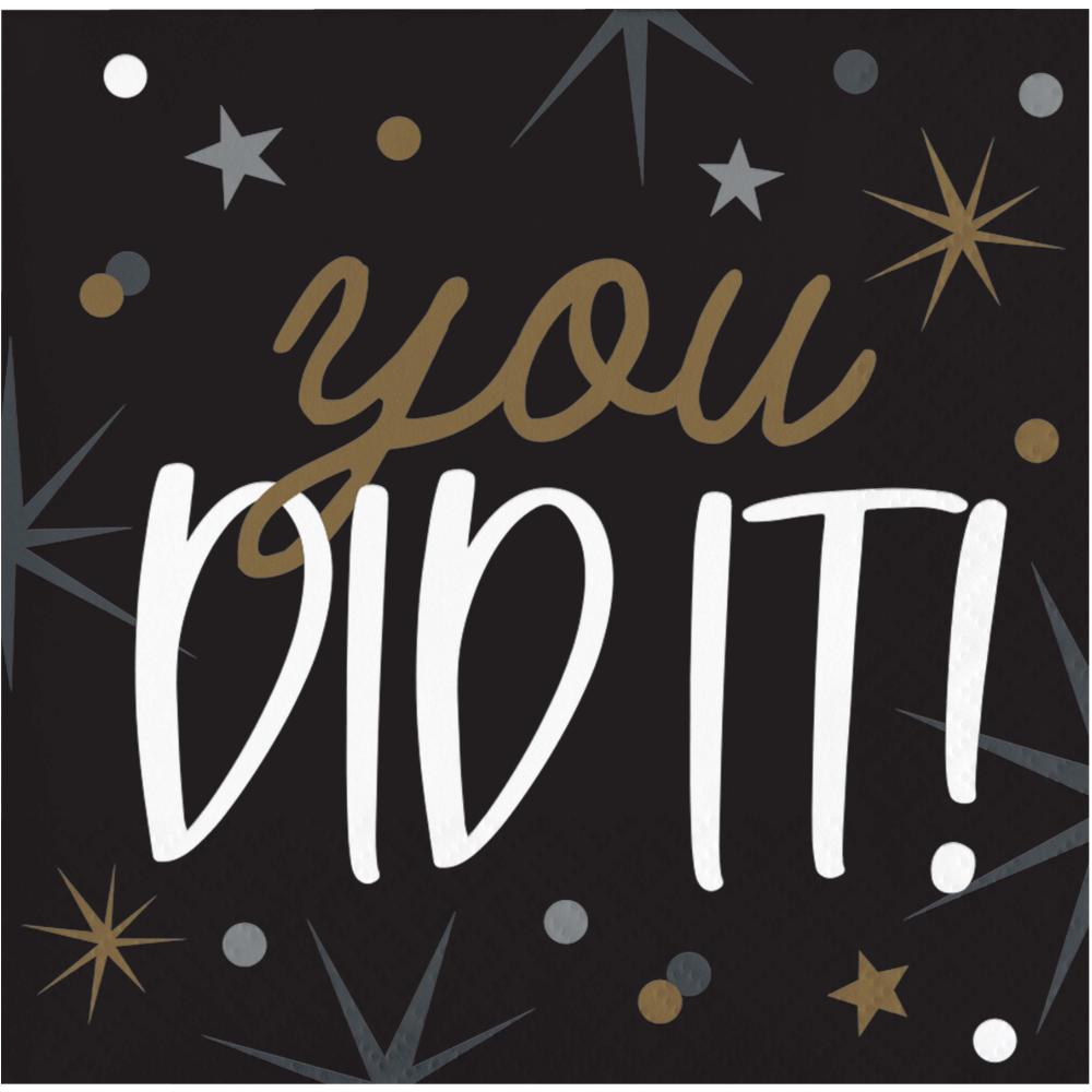 Beverage Napkin - Glowing Grad Party Decoration from Bulk Party Decorations