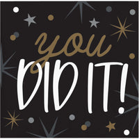 Beverage Napkin - Glowing Grad Party Decoration from Bulk Party Decorations