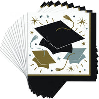 Luncheon Napkin - Glowing Grad Party Decoration from Bulk Party Decorations