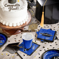 nan - School Spirit Blue Beverage Napkins Party Decoration from Bulk Party Decorations