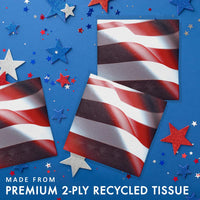 Beverage Napkin - Freedom Flag Party Decoration from Bulk Party Decorations