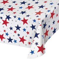 Paper Tablecover - Patriotic Stars Party Decoration from Bulk Party Decorations
