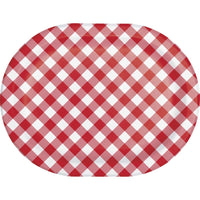 Oval Platter - Classic Gingham Party Decoration from Bulk Party Decorations