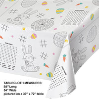 Paper Tablecover - Kids Easter Activity Party Decoration from Bulk Party Decorations