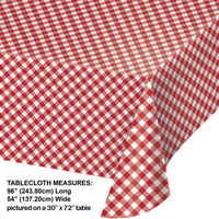 Paper Tablecover - Classic Gingham Party Decoration from Bulk Party Decorations