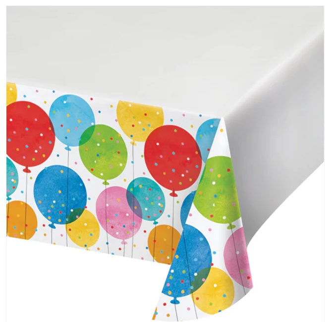Bulk Confetti Balloons Paper Tablecover 54"x 96" (6 per Case)