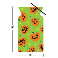 Bulk Halloween Decor Pumpkins Treat Bags (240 per Case)